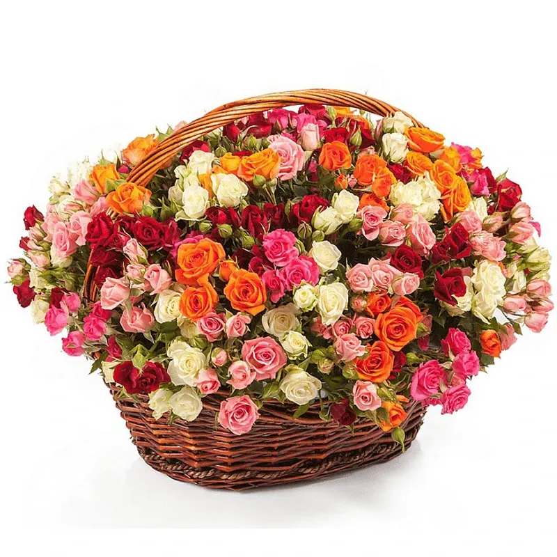 Купить Корзина с цветами «Изобилие» в Соликамске за 2 800 руб.